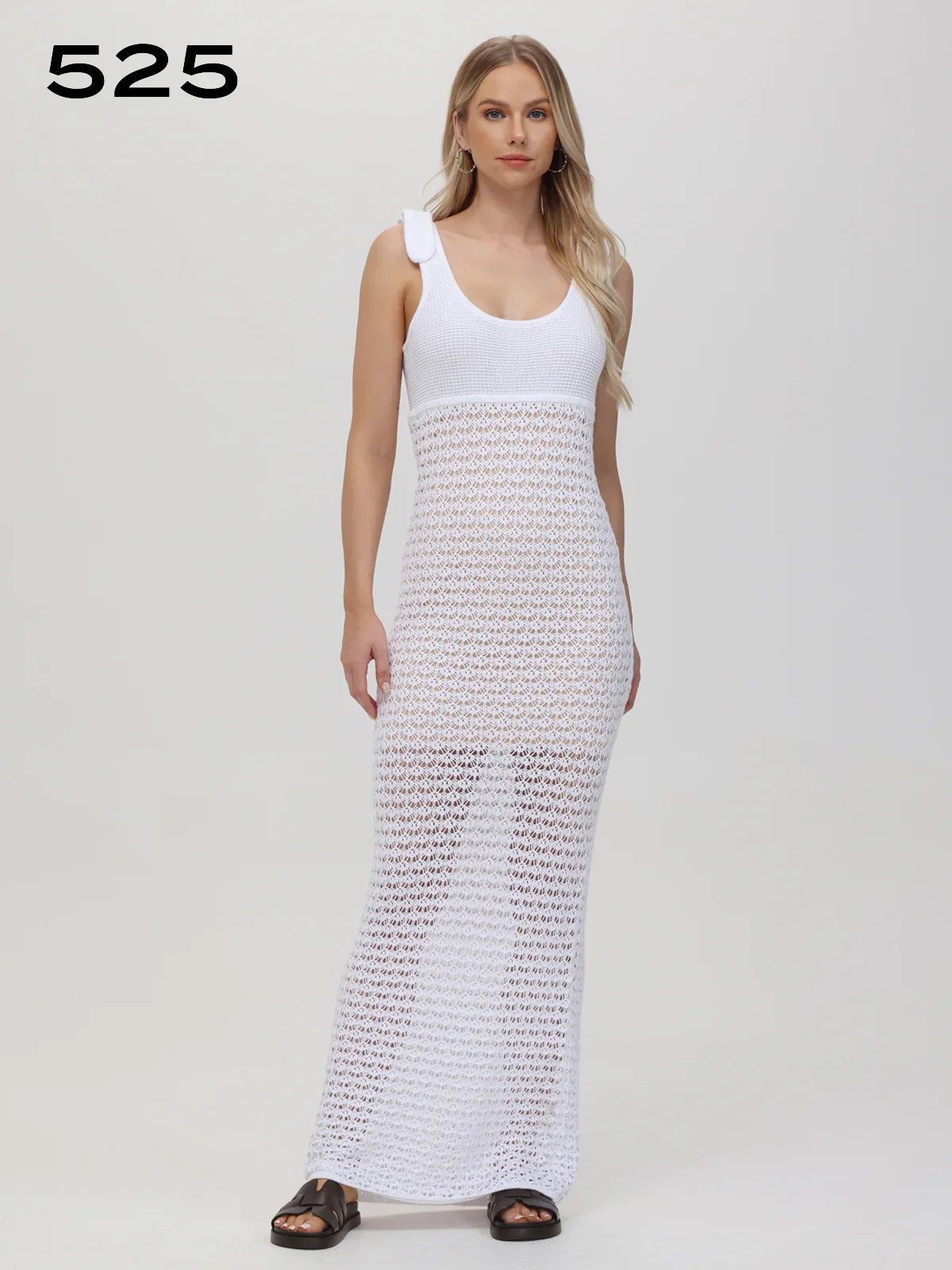 white christmas dresses The Organic Cotton Ribbed Tank Dress main image 0