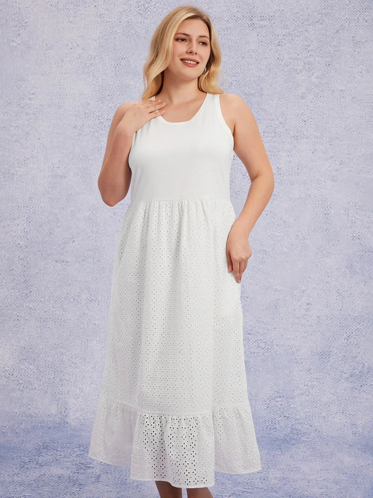 floral crochet maxi dress 89th & Madison Floral Crochet Maxi Dress