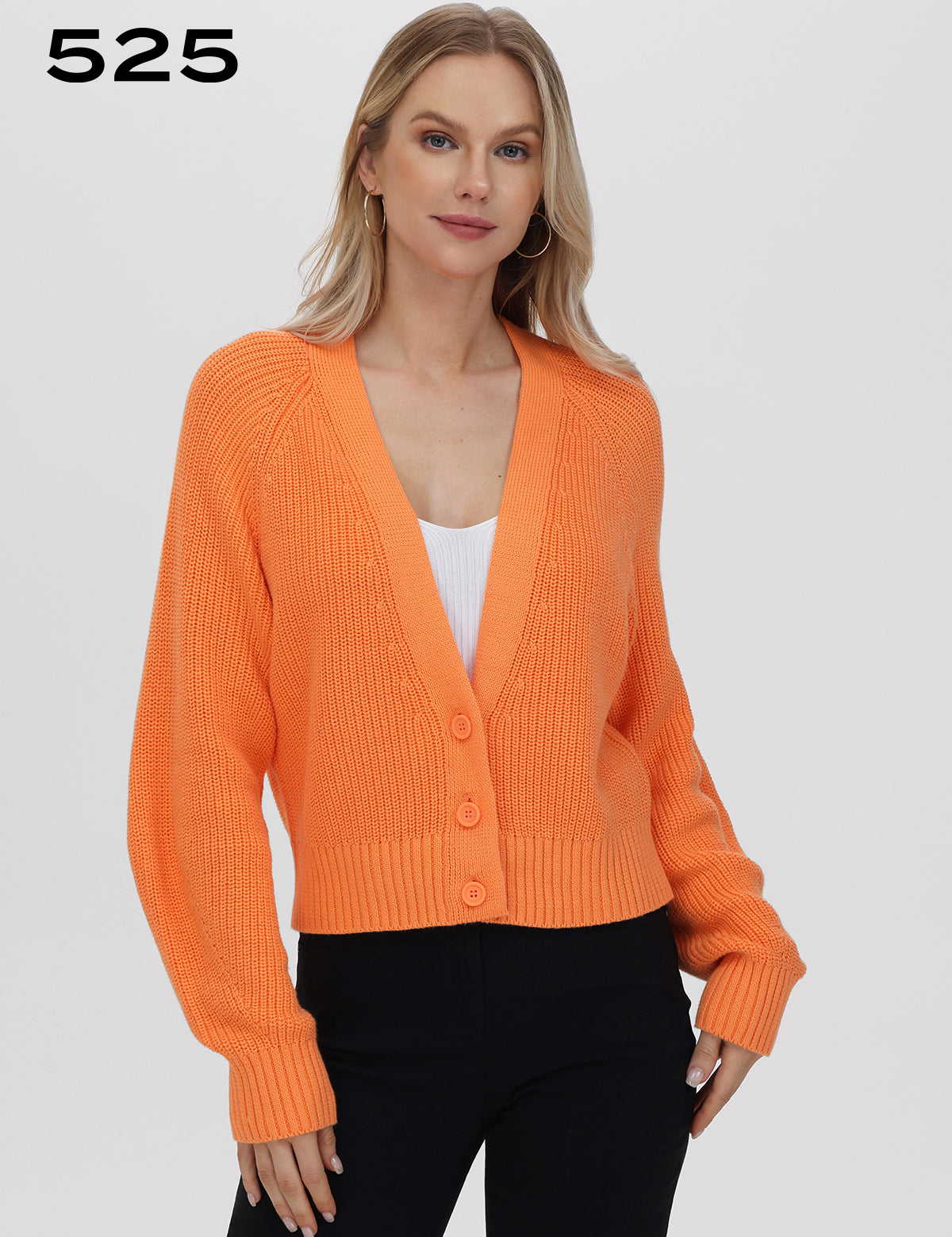 Rumi: Shaker Stitch Cotton Cardigan