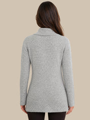 Fleck Cozy J-Pocket Cardigan