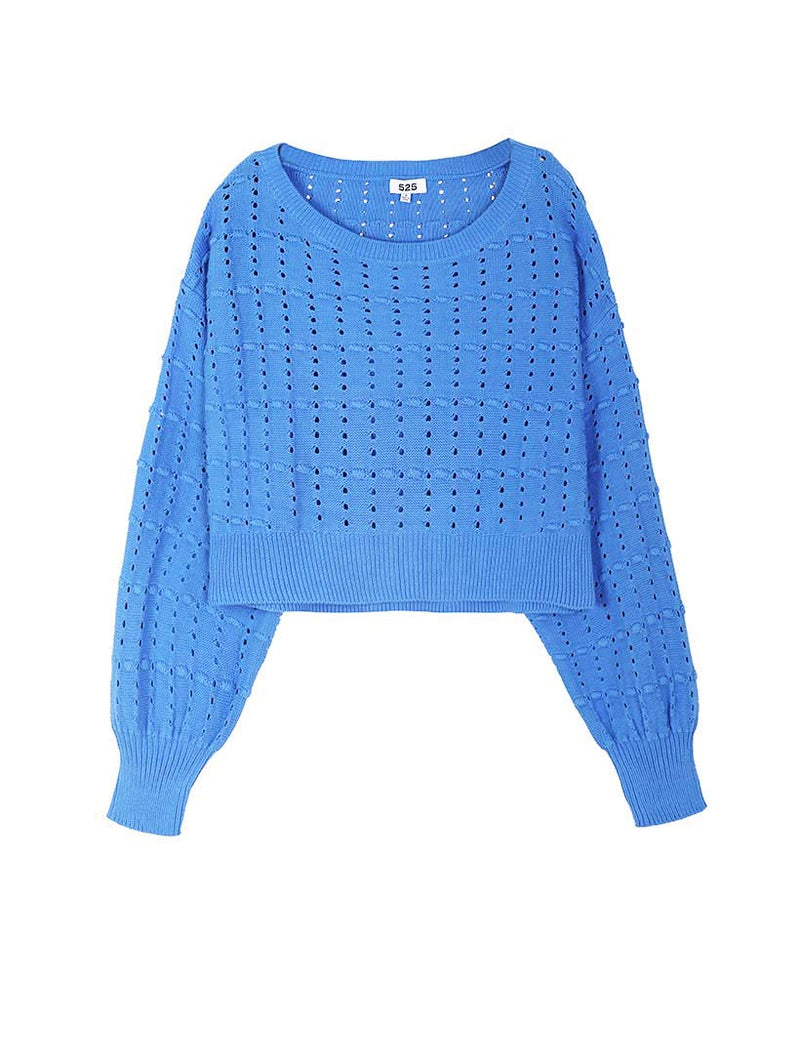 Crochet Cropped Pullover