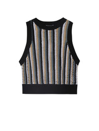 Stripe Crochet Tank