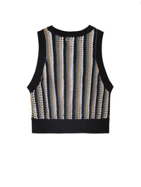 Stripe Crochet Tank