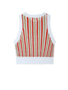 Stripe Crochet Tank