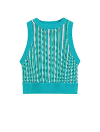 Stripe Crochet Tank