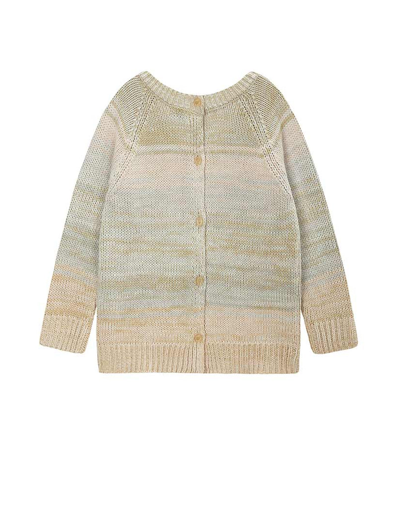 Ombre Reversible Cardigan Pullover