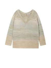 Ombre Reversible Cardigan Pullover