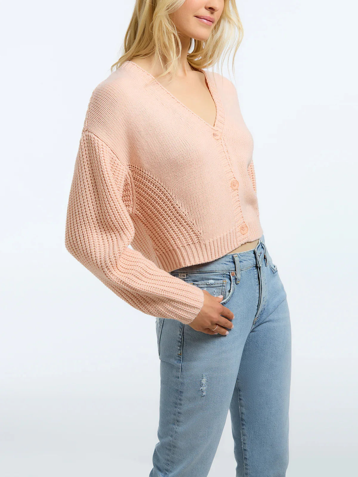 The Harper: Acrylic V-Neck Cardigan