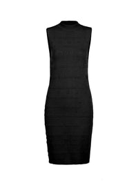 Tonal Jacquard Dress