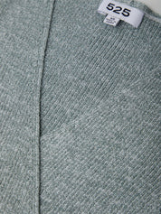 Ribbed Knit Warp Pullover