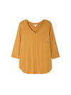 3/4 Sleeve V-Neck Top