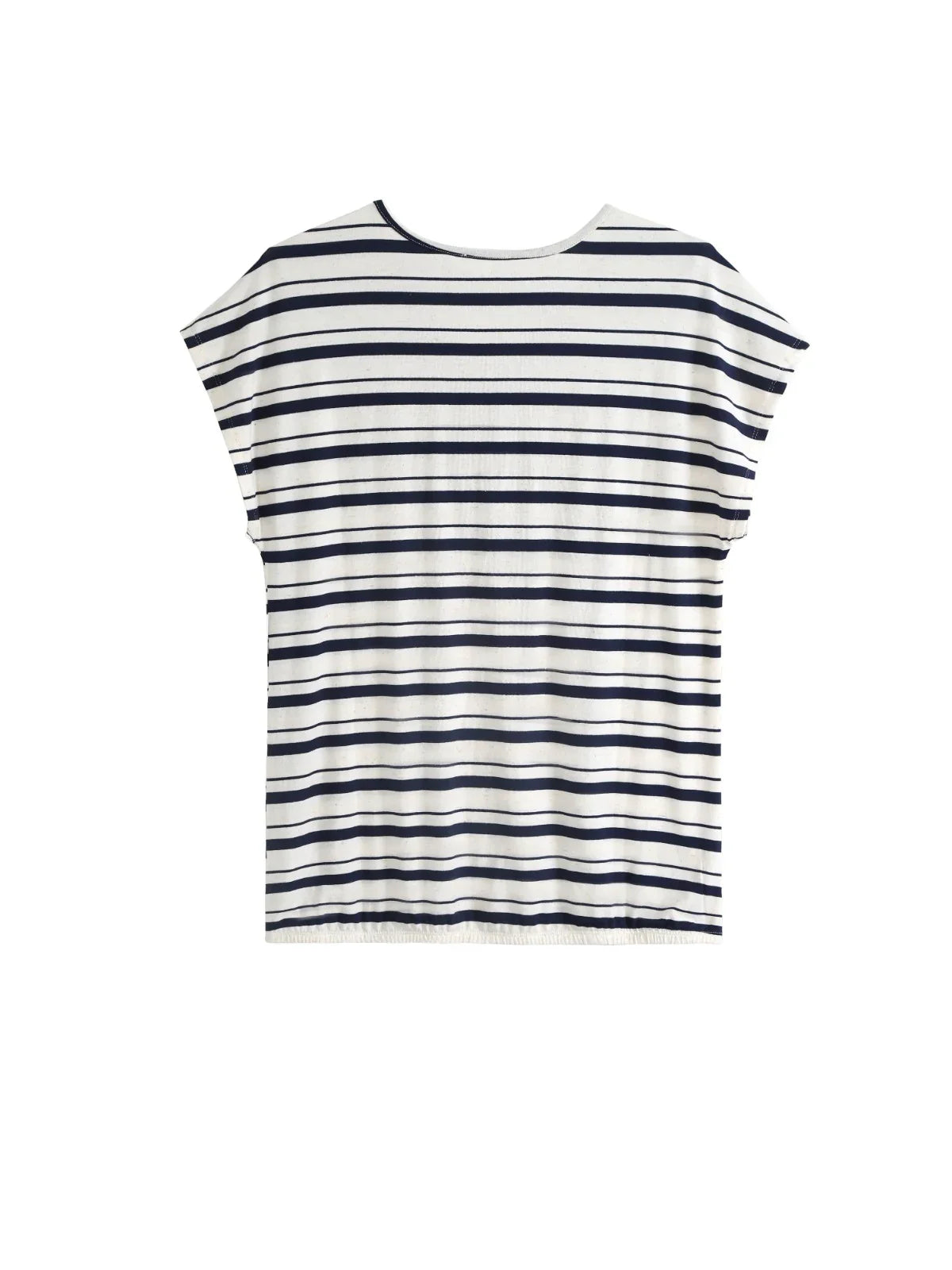 Stripe Dolman Sleeve V-Neck Top