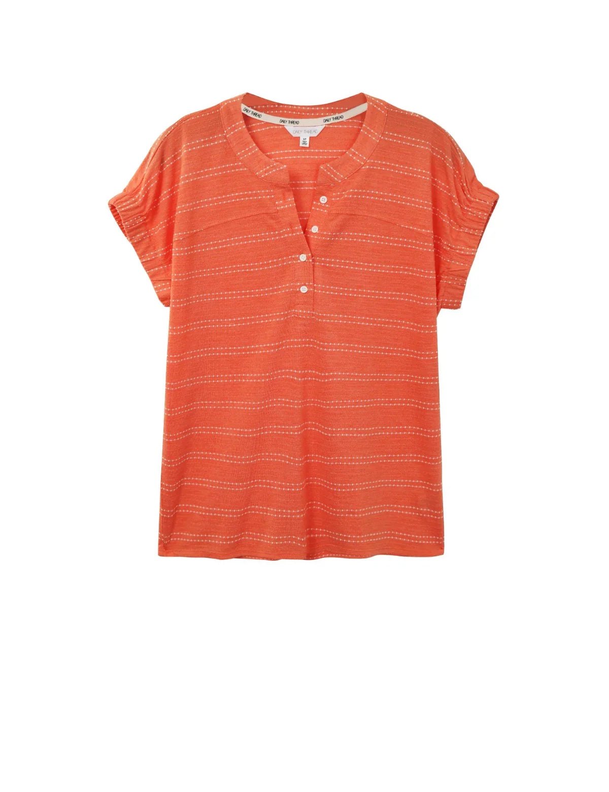 Stripe Dolman Sleeve V-Neck Top