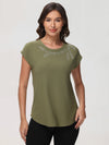 Jeweled Neck Dolman Cool Top