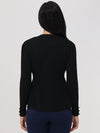 Directional Rib Peplum Open Cardigan