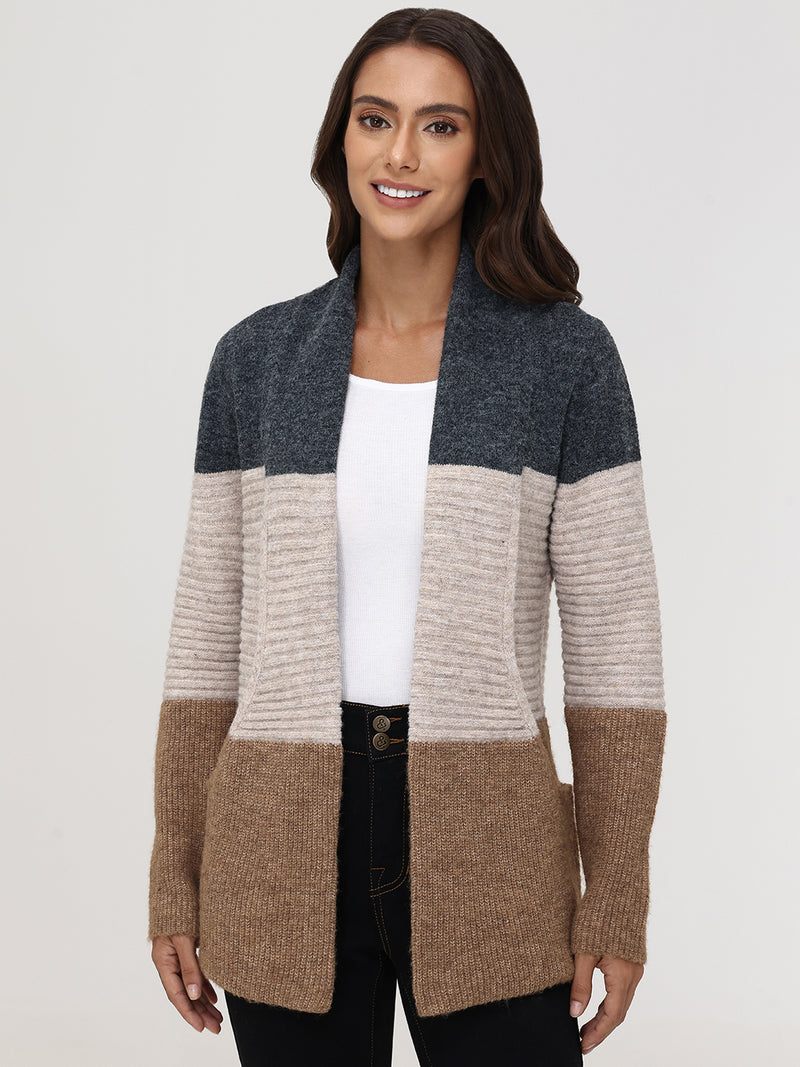 Colorblock Cardigan