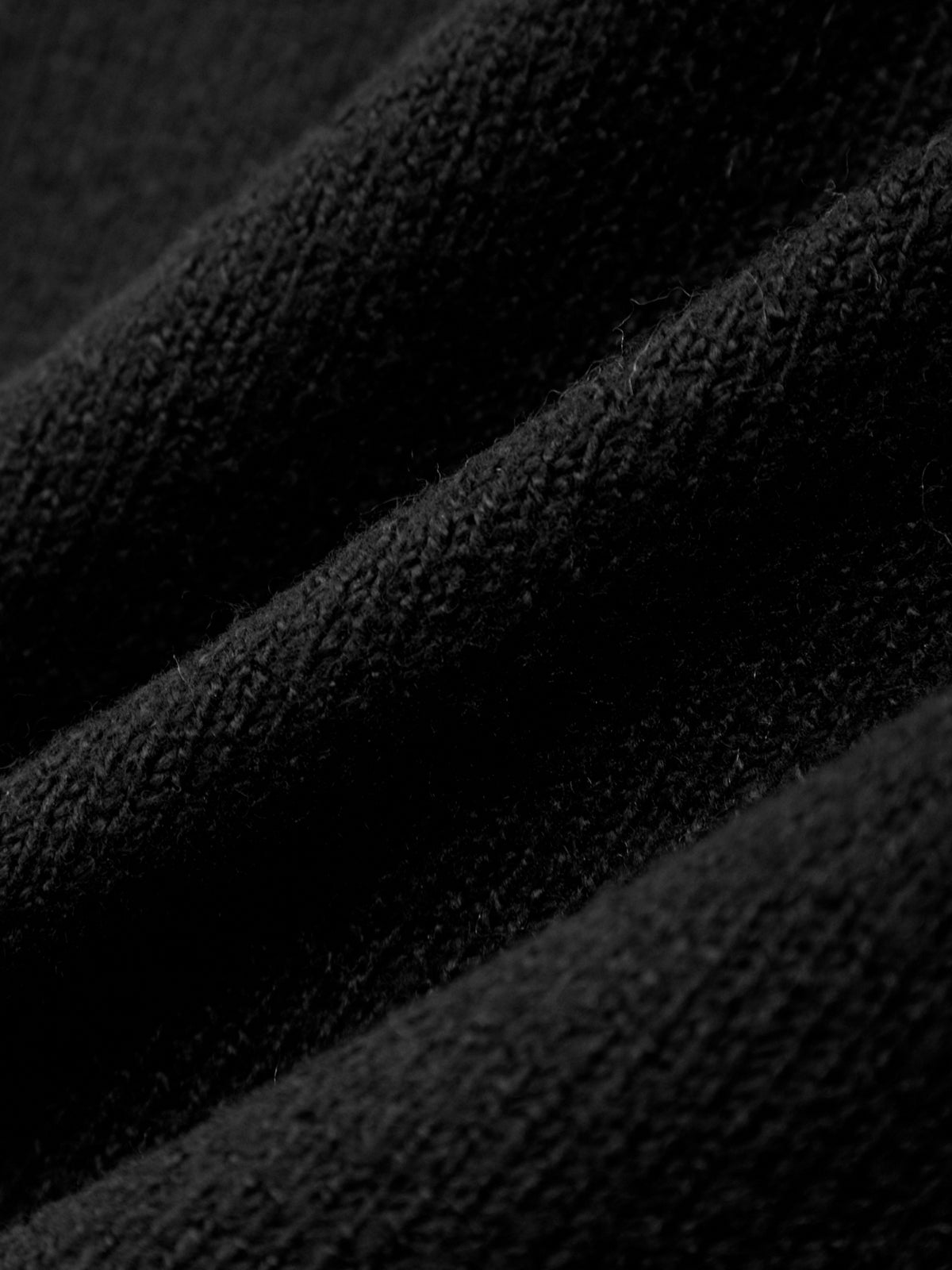 Close-up of black textured fabric