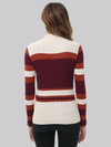 Colorblock Mockneck Rib Pullover