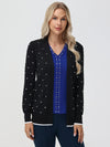 Bobble Dot Open Front Cardigan