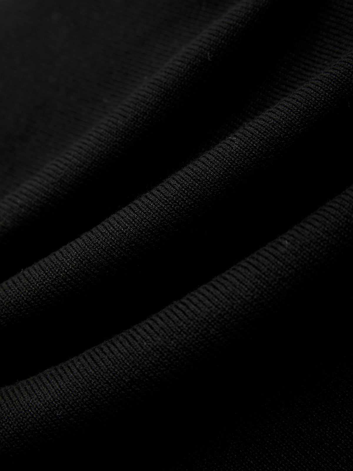 Close-up of black textured fabric