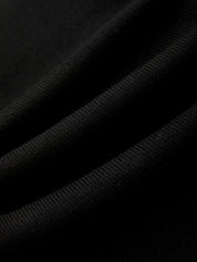 Close-up of black textured fabric