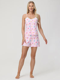 Lollipop Print Cami Short Pajama Set