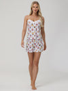 Perfume Print Cami Short Pajama Set