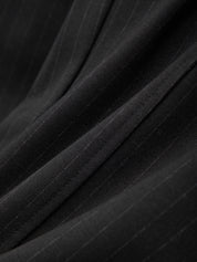 Close-up of black fabric with a textured pattern