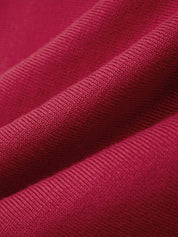 Close-up of a textured red fabric surface