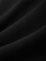 Close-up of black textured fabric