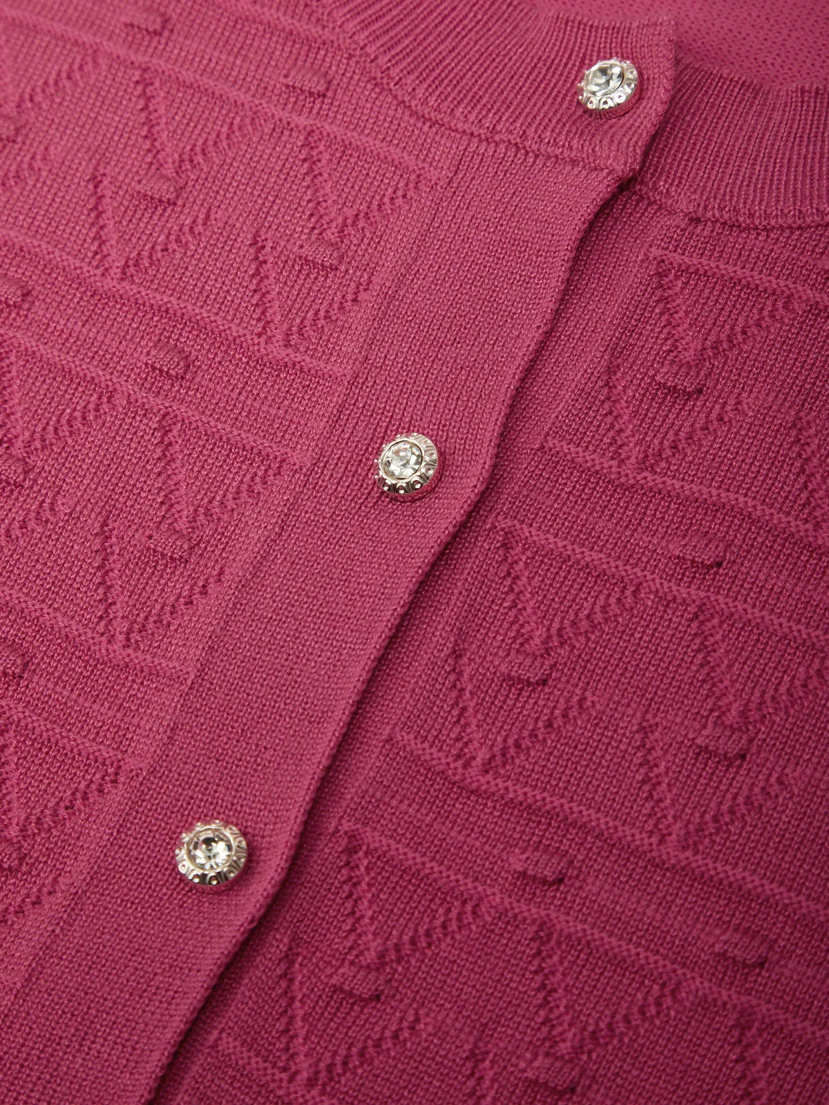 Bobble Crewneck Cardigan