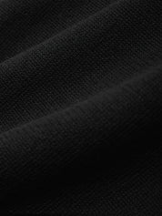 Close-up of black textured fabric
