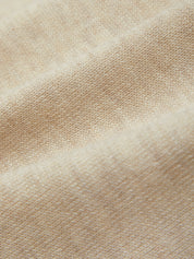Close-up of beige fabric texture