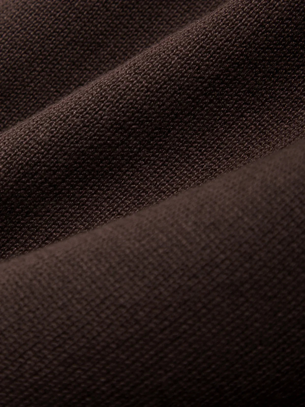 Close-up of brown fabric texture
