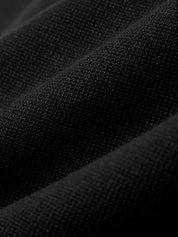 Close-up of black textured fabric