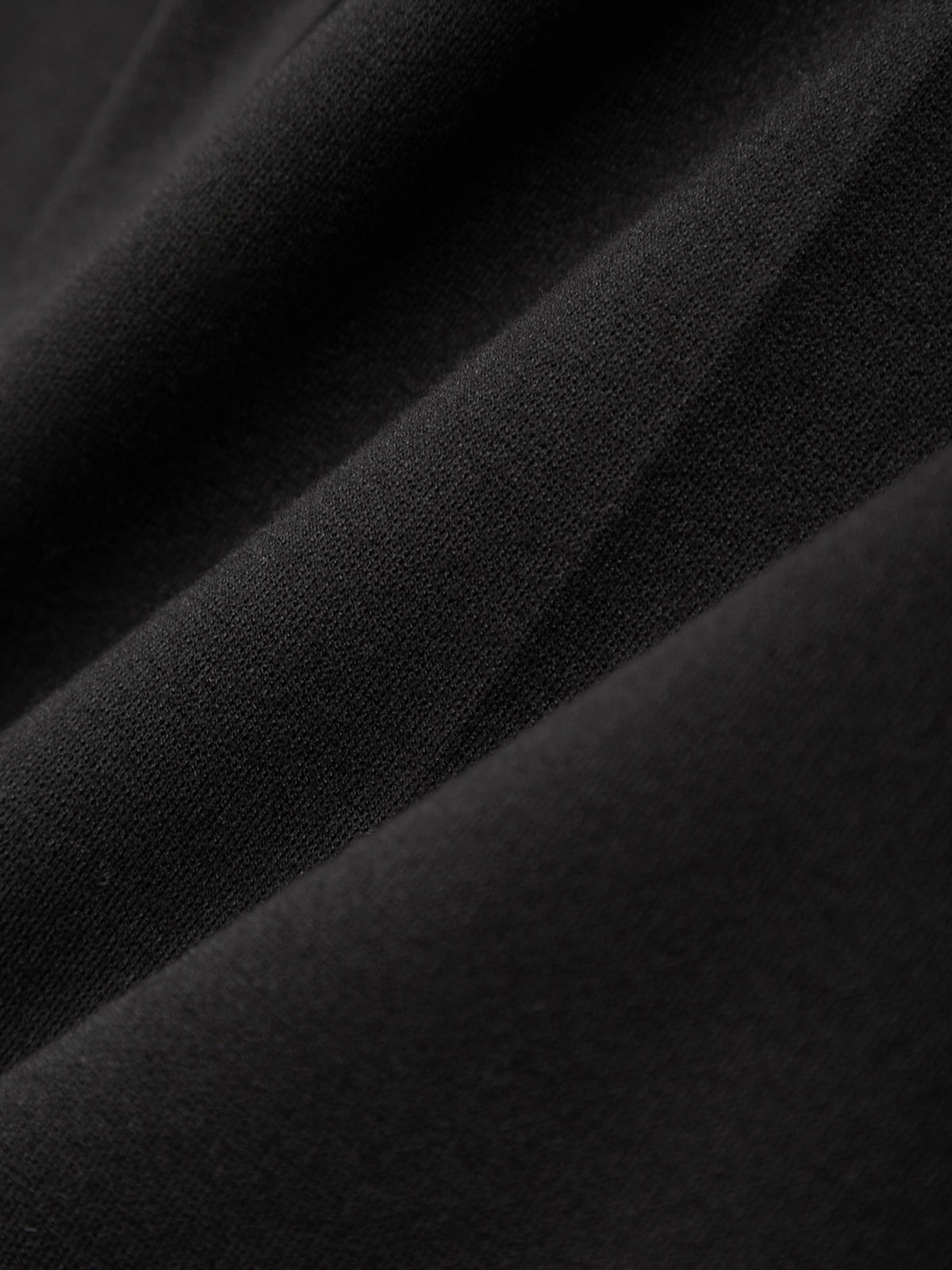 Close-up of black fabric texture