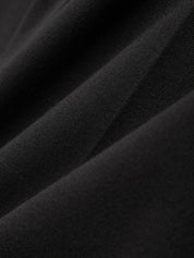 Close-up of black fabric texture