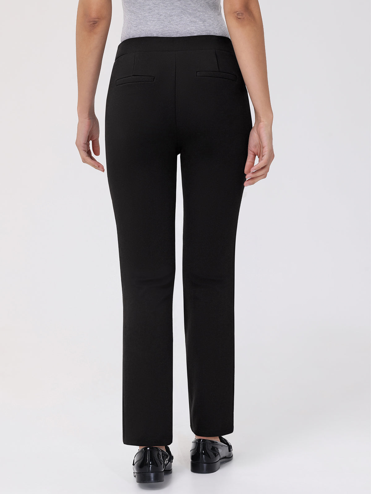 Luxe Ponte Bootcut Pull-On Pants