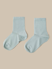 Ribbed Crew Socks