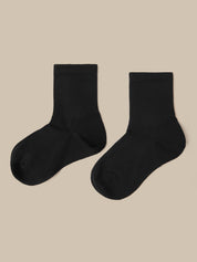 Ribbed Crew Socks