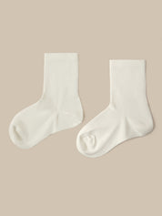 Ribbed Crew Socks