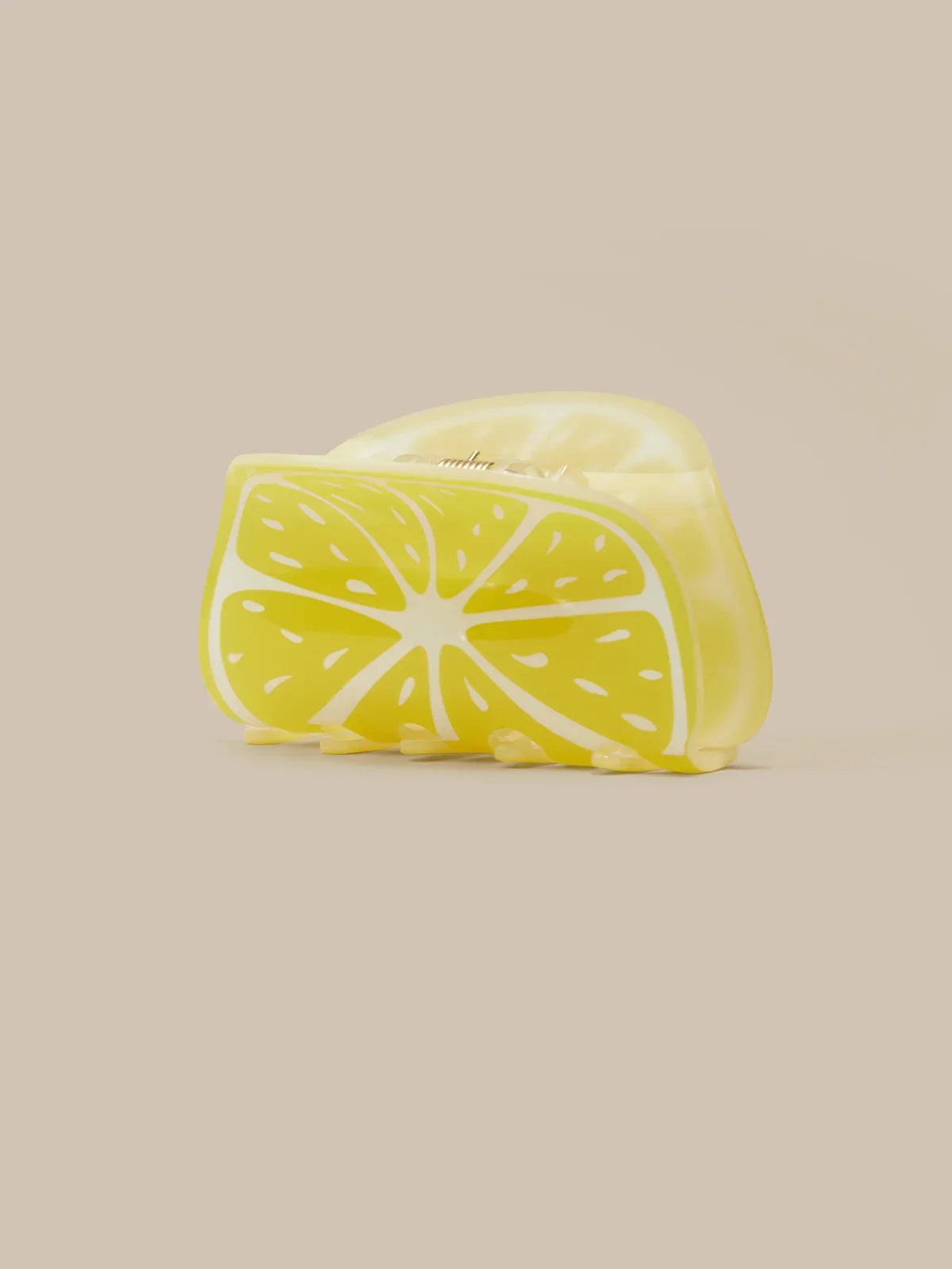 Lemon Slice  Claw Hair Clips