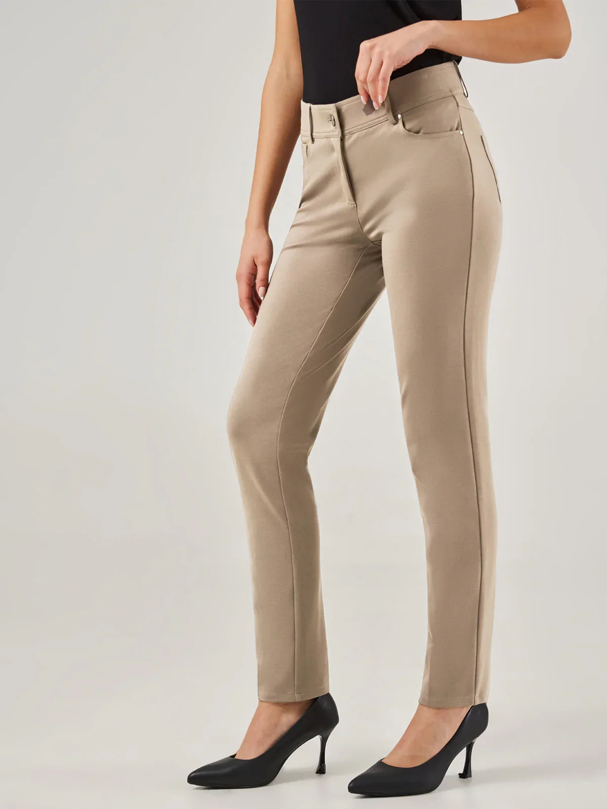 Luxe Ponte Straight Leg Pants