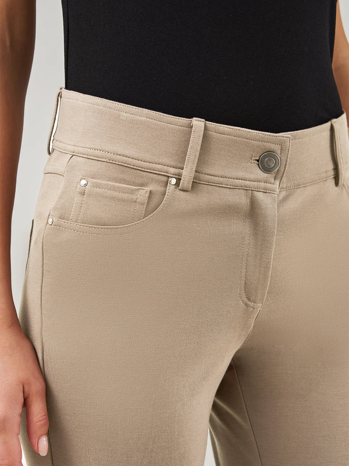 Luxe Ponte Straight Leg Pants