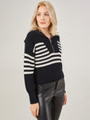 Half Zip Stripe Pullover