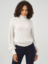 Lurex Turtleneck Pullover