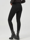 Luxe Ponte Skinny Zip Detail Little Black Pants