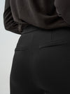 Luxe Ponte Skinny Zip Detail Little Black Pants