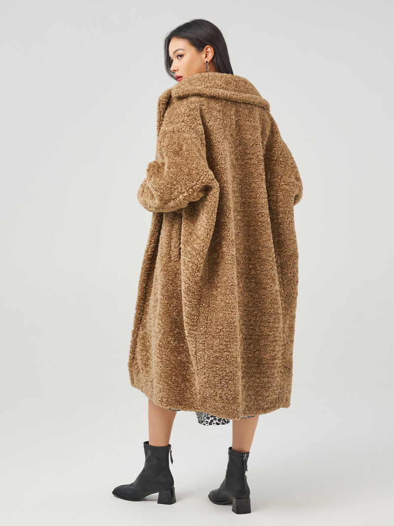 Teddy Bear Long Coat Jacket