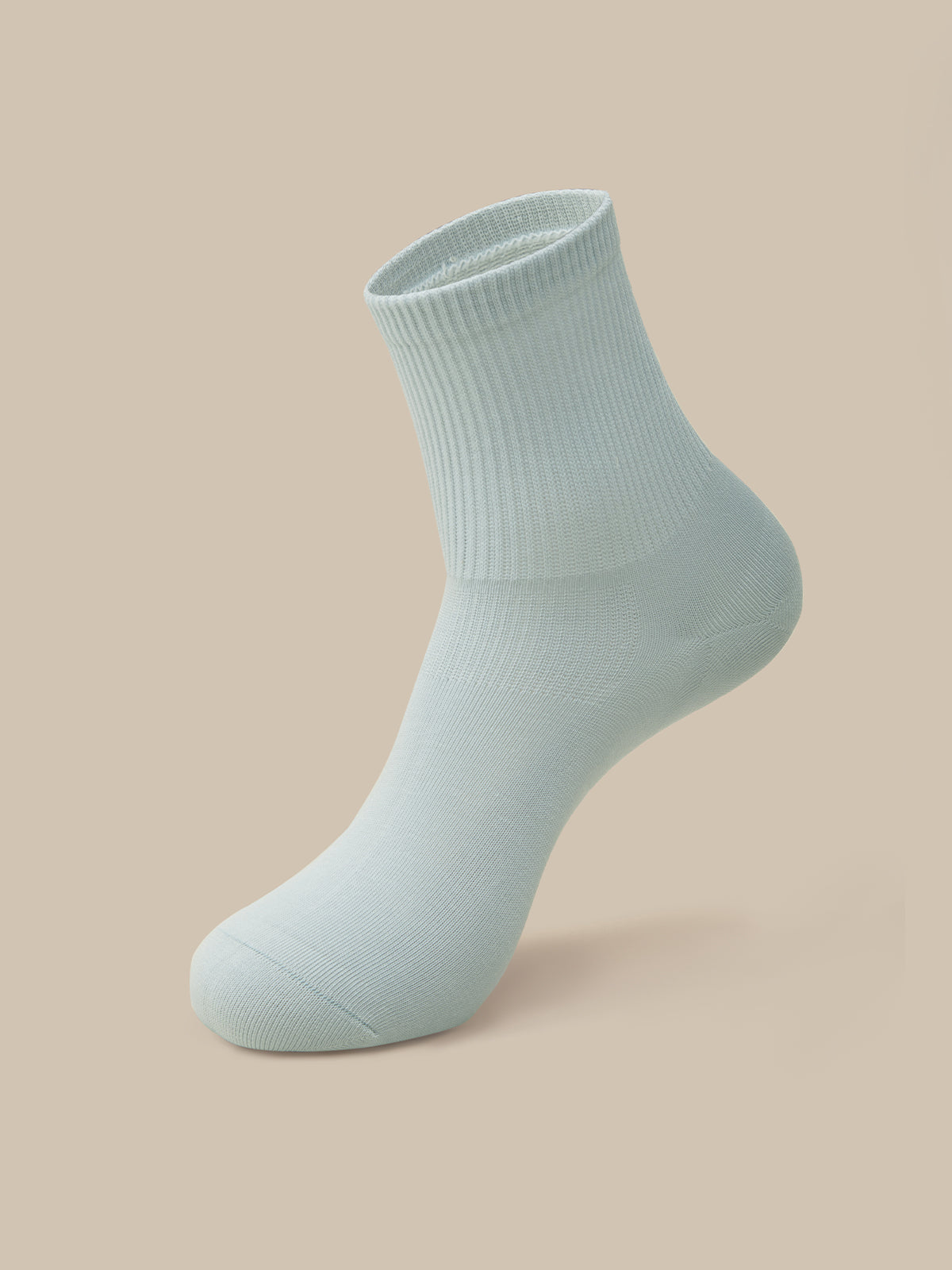 Ribbed Crew Socks